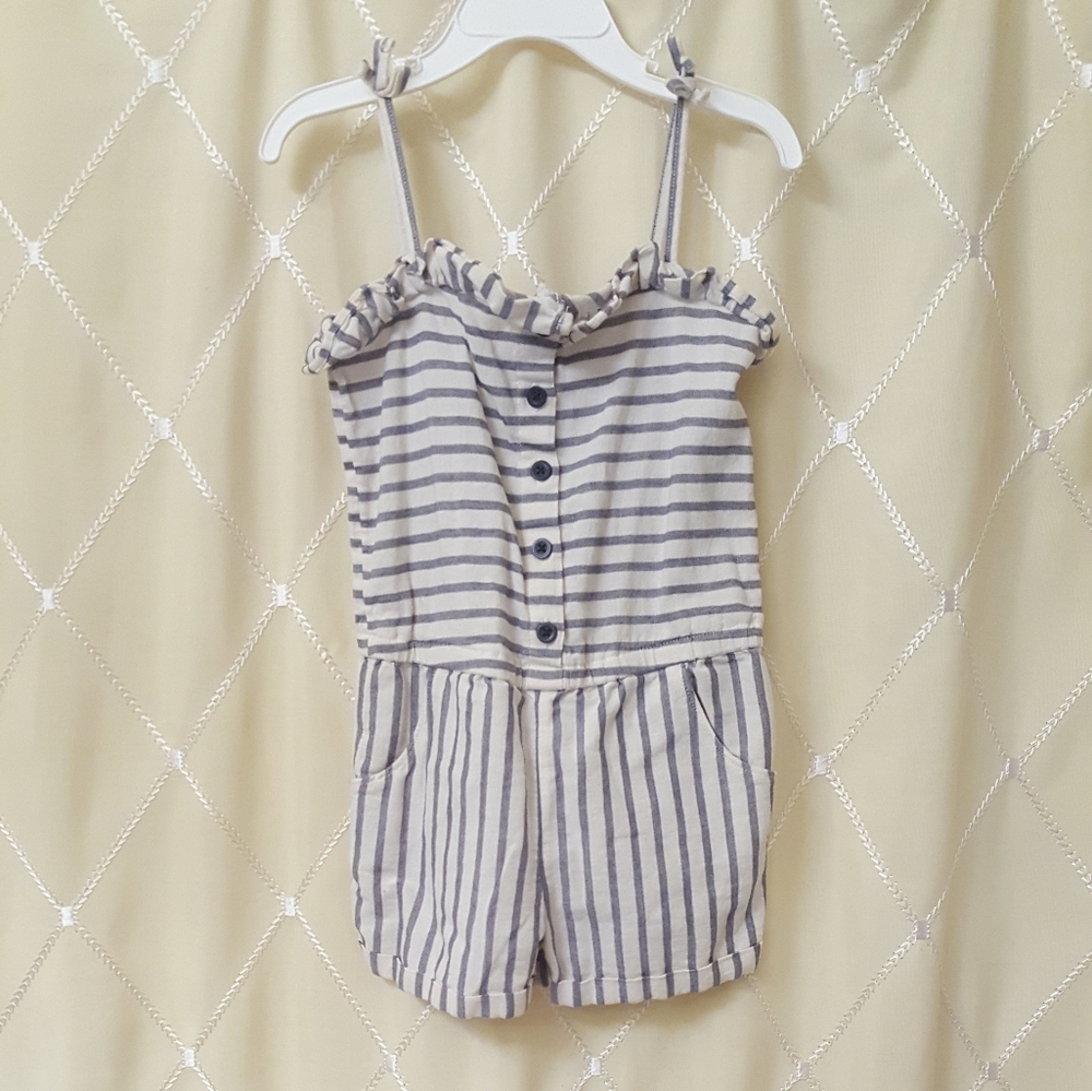 Baby Gap girls striped romper